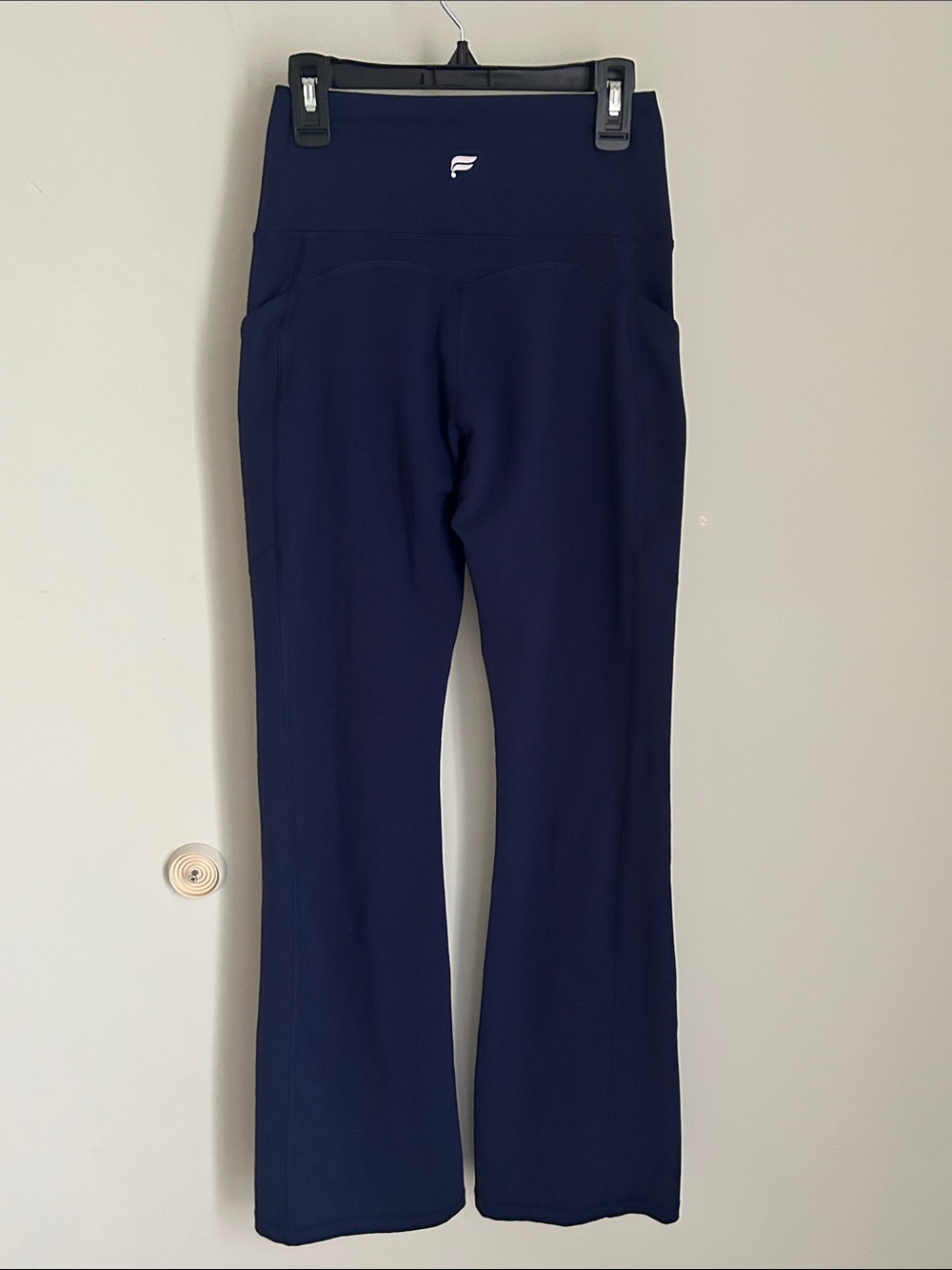 Fabletics Navy Flare High-Rise Pants